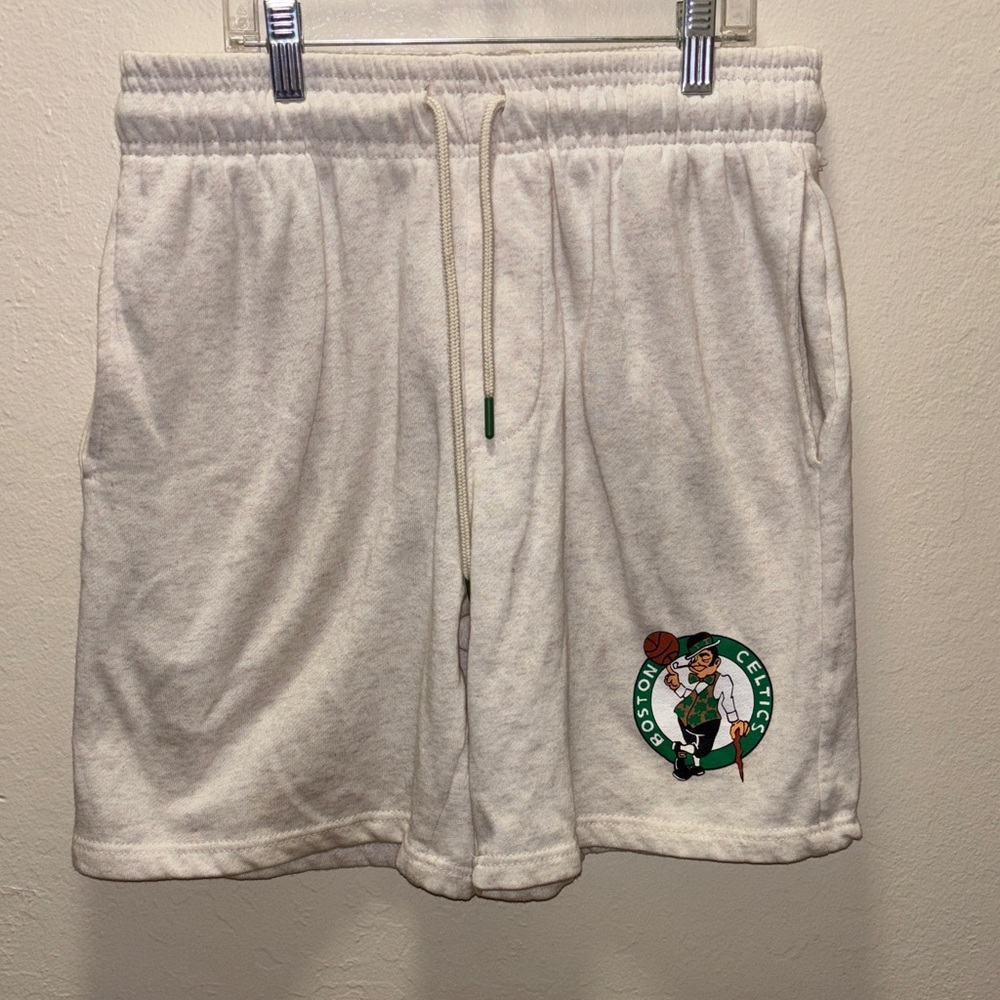 NBA Boston Celtics White Athletic Shorts